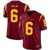 USC Trojans 6 Josh Shaw Red College Football Jersey Dzhi,baseball caps,new era cap wholesale,wholesale hats
